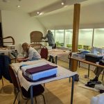 Upholstery Leisure Class workshop classroom