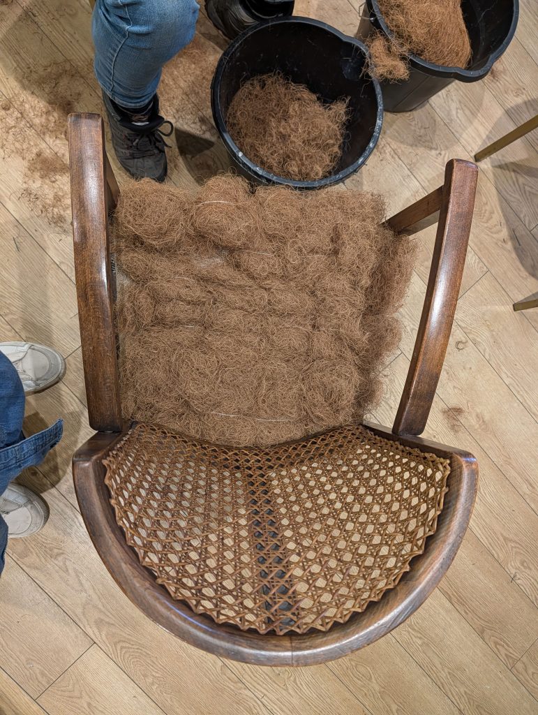 Coir fibre filling